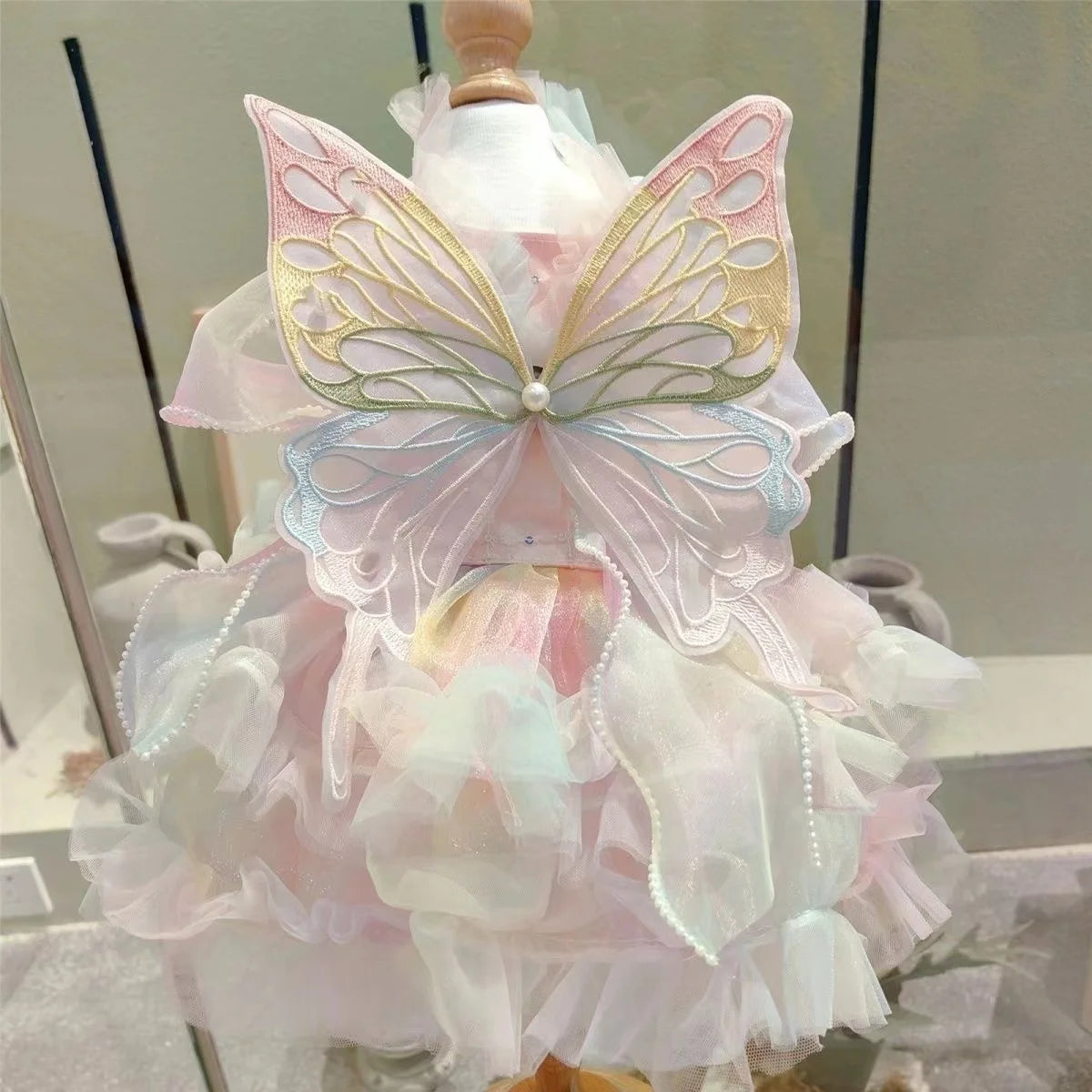 Summer Pet Princess Clothes Pet Dog Dress For Dogs Skirt Summer Dog Wedding York chihuahua poodle For Dogs Skirts Cat Dresses