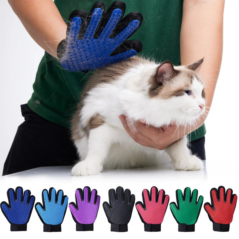 Pet Glove Cat Grooming   Hair Deshedding Brush s Dog Comb for s Bath  Remover Clean Massage  For Animal