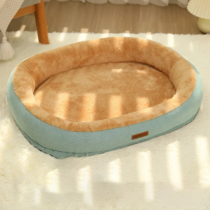 Kimpets Cat Bed Dog Pet Bed Kennel Non-Slip Winter Warm Small Dog Kennel Sleeping Removed Washed Soft Puppy Cushion Cat Supplies